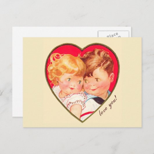  Valentijn Feestdagenkaart (Voorkant / Achterkant)