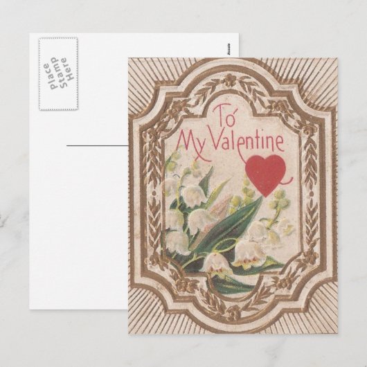  Valentijn Feestdagenkaart (Voorkant / Achterkant)