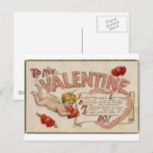 Valentijn Feestdagenkaart (Voorkant / Achterkant)