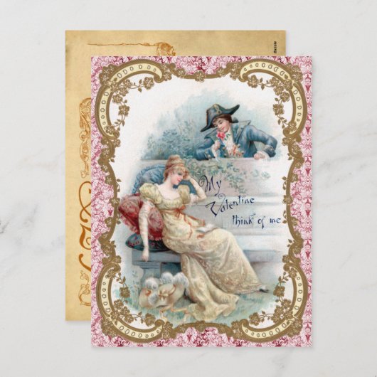 Valentijn Feestdagenkaart (Voorkant / Achterkant)