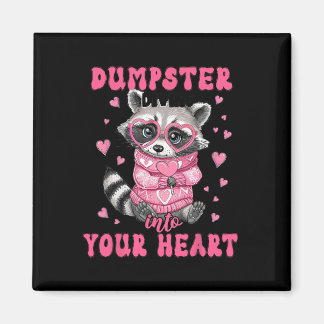 Valentijn Feral Raccoon T-shirt Lover Magneet