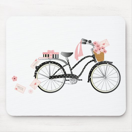 Valentijn fiets muismat (Voorkant)