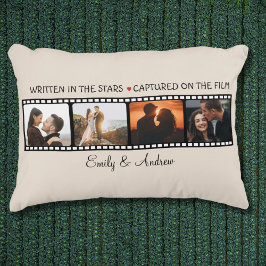 Valentijn  film gepersonaliseerde fotocollage accent kussen