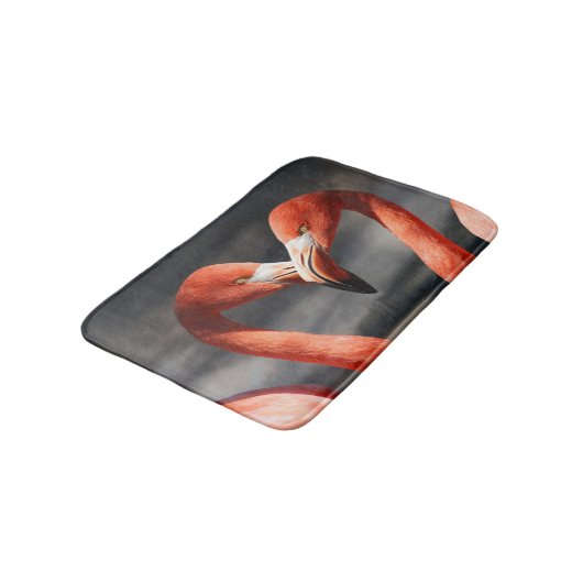 Valentijn Flamingo Badmat (Gekanteld)