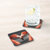 Valentijn Flamingo Bier Onderzetter (Rechterzijde)