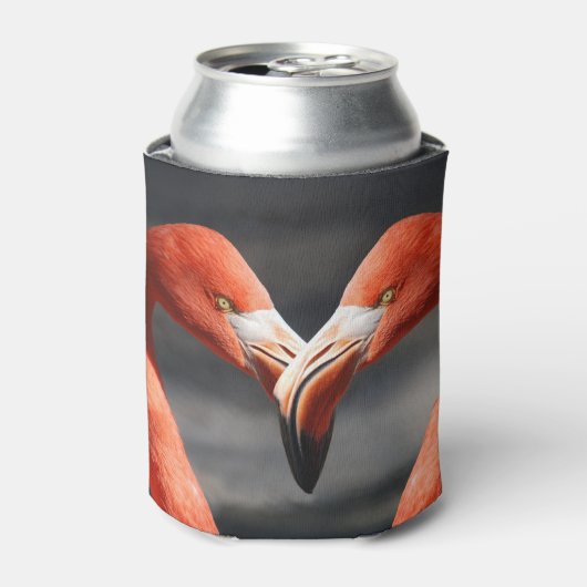 Valentijn Flamingo Blikjeskoeler (Blikje Voorkant)
