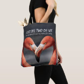 Valentijn Flamingo Christelijke NET DE TWEE VAN ON Tote Bag (Dichtbij)