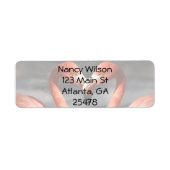 Valentijn Flamingo Etiket (Voorkant)