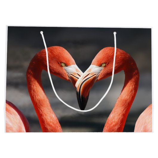 Valentijn Flamingo Groot Cadeauzakje (Achterkant)