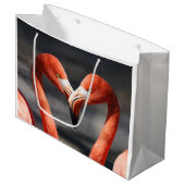 Valentijn Flamingo Groot Cadeauzakje (Voorkant Gekanteld)