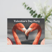 Valentijn Flamingo Kaart (Staand voorkant)