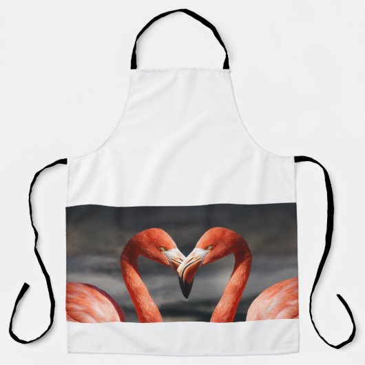 Valentijn Flamingo Schort (Voorkant)