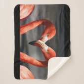 Valentijn Flamingo Sherpa Deken (Voorkant)