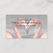 Valentijn Flamingo Visitekaartje (Achterkant)