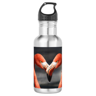 Valentijn Flamingo Waterfles