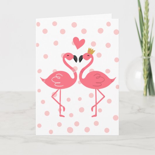 Valentijn Flamingos | Ben je niet van mij? Kaart (Voorkant)
