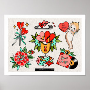 Valentijn Flash Poster