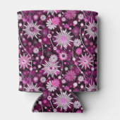 Valentijn Floral Pattern Blikjeskoeler (Achterkant)