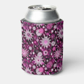 Valentijn Floral Pattern Blikjeskoeler (Blikje Achterkant)