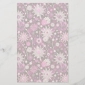 Valentijn Floral Pattern Briefpapier (Voorkant)