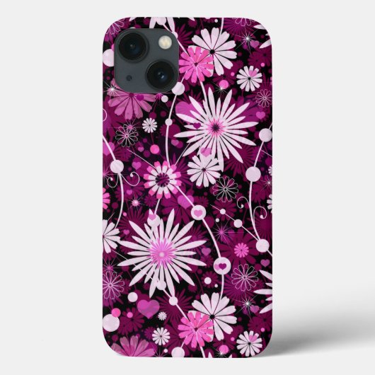 Valentijn Floral Pattern Case-Mate iPhone Case (Achterkant)