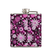 Valentijn Floral Pattern Heupfles (Achterkant)