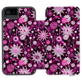 Valentijn Floral Pattern Incipio iPhone Portemonnee Hoesje (Agenda Open)