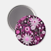 Valentijn Floral Pattern Magneet (Voorkant / Achterkant)