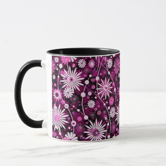 Valentijn Floral Pattern Mok (Links)