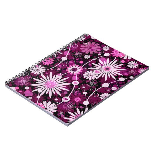 Valentijn Floral Pattern Notitieboek (Linkerzijde)