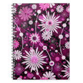 Valentijn Floral Pattern Notitieboek (Voorkant)