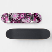 Valentijn Floral Pattern Persoonlijk Skateboard (Horizontaal)