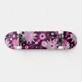 Valentijn Floral Pattern Persoonlijk Skateboard (Horizontaal)