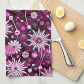 Valentijn Floral Pattern Theedoek (Quarter Fold)