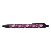 Valentijn Floral Pattern Zwarte Inkt Pen (Bovenkant)