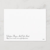 Valentijn Flowers Feestdagenkaart (Achterkant)