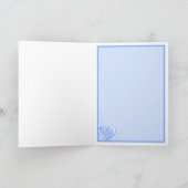 Valentijn Folded Wenskaart Kaart (Binnen)