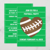 Valentijn Football Kaart (Voorkant / Achterkant)