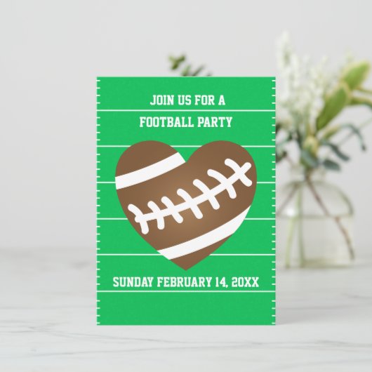 Valentijn Football Kaart (Staand voorkant)