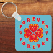 Valentijn Forever Love Sleutelhanger (Voorkant)