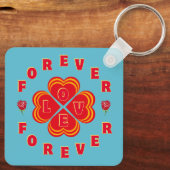 Valentijn Forever Love Sleutelhanger (Achterkant)