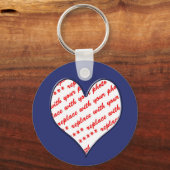 Valentijn Foto Lijst Sleutelhanger (Voorkant)