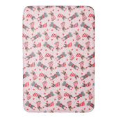 Valentijn Franse Bulldogs Badmat (Voorkant Verticaal)