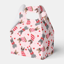 Valentijn Franse Bulldogs Bedankdoosjes