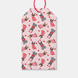 Valentijn Franse Bulldogs Cadeaulabel