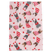 Valentijn Franse Bulldogs Medium Cadeauzakje (Achterkant)