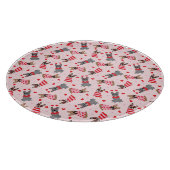 Valentijn Franse Bulldogs Snijplank (Hoek)