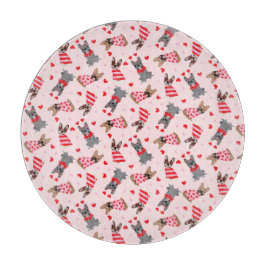 Valentijn Franse Bulldogs Snijplank