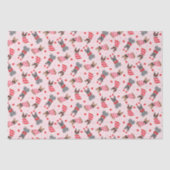 Valentijn Franse Bulldogs Tissuepapier (Voorkant)