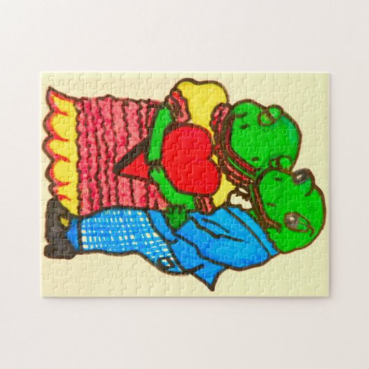 VALENTIJN FROGGY STYLE VERLIES LEGPUZZEL (Horizontaal)
